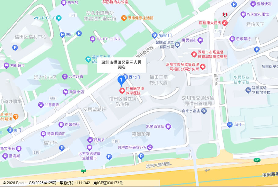 Hospital Location Map